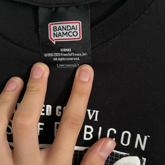 Armored Core VI Fires of Rubicon Official Bandai Namco T-Shirt SZ Small - Picture 3 of 5